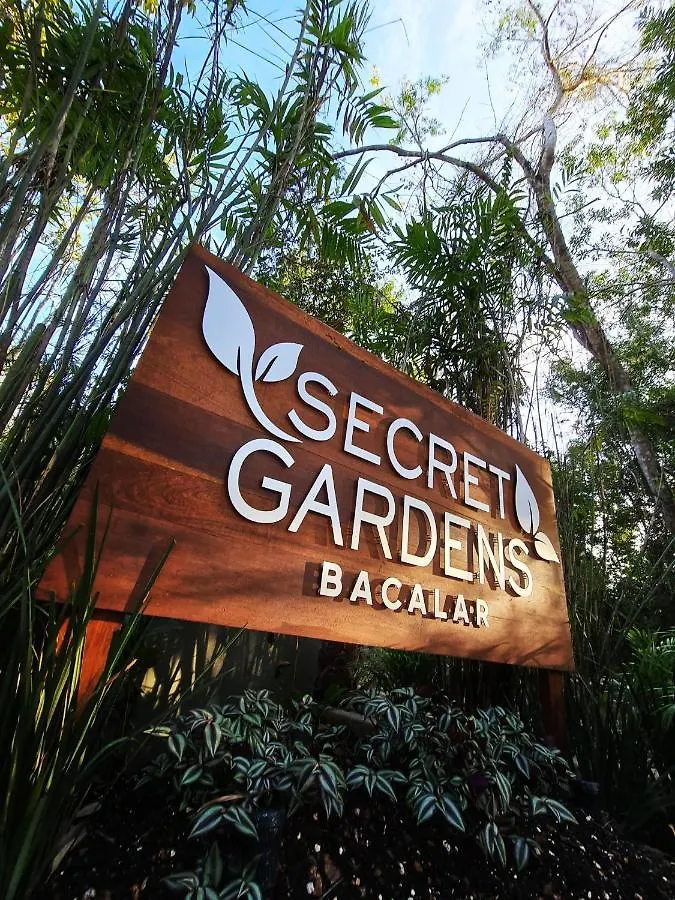 公寓式酒店 Secret Gardens Bacalar Suite 01 Con Alberca Y Bicicletas 墨西哥